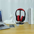 Miniatyrbilde 4 av 5: RGB Hodetelefonstativ Spillheadset Skrivebordsdisplayholder LED-base USB Pickup Lys Hodetelefonstøttebrakett-A