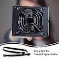 Pikkukuva 3 / 5: PCI-e 8-nastainen kaksois-8-nastaiseen (6+2-nastaiseen) virtalähdekaapeli V Gold -sarjan V750 V650 V550 modulaarisille virtalähteille