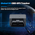 Miniatyrbild 3 av 5: GPS-tracker för bilar (endast positionering) GPS OBD GPS-tracker 2G Beidou