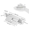 Miniatyrbild 4 av 5: 4 st Aluminiumlegering Z Form Fästen Solpanel Monteringsfästen Set