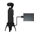 Miniatyrbilde 5 av 5: Bordstativfester med ladehull, forhøyet basisfeste for DJI Osmo Pocket håndholdt stabilisator tilbehør