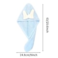 Miniatyrbillede 2 af 5: Mikrofiber Hårhåndklæde, 3-pak Hårhåndklæde Wrap til Langt Hår
