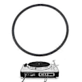 Miniatyrbillede 2 af 5: 15 stk. Universal 1,2 mm kassettebånd udskiftning gummi CD DVD kassettebåndoptager pladespiller rem