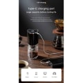 Miniatyrbilde 5 av 5: Bærbar elektrisk kaffekvern Mini kaffebønnekvern Avtakbar USB-lading Kaffebønnekvern Hvit