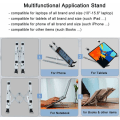 Miniatyrbillede 5 af 5: Laptop Stativ til Skrivebord, Justerbar Højde, Foldbar Bærbar Desktop Macbook & Notesbøger Stativ Riser & Holder til Seng med 7 Niveau Vertikal Højde
