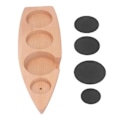 Miniatyrbillede 2 af 5: Kaffe Tamper Holder, Kaffe Tamper Holder Båd Træ Kaffe Tamper Station Tamper Holder Løft Din Oplevelse