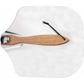 Miniatyrbilde 3 av 5: Pizzaspade, pizzaspade med sammenleggbart trehåndtak for enkel oppbevaring, gourmet luksus pizzaspade for baking av hjemmelaget pizza, for brød og