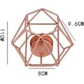 Miniatyrbilde 2 av 5: Metall Smijern Geometrisk Smijern Lysestake Bord Håndverk Dekorasjon (4-d-w)