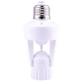 Miniatyrbillede 4 af 5: E27 Led 220v Skrue Pæreholder Led Pir Infrarød Bevægelsessensor Lampe Med Kontaktsokkel Identif