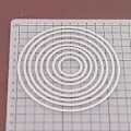 Pikkukuva 2 / 5: Metallinen pyöreä stanssi sapluunat korttien valmistukseen DIY scrapbooking kohokuviointi paperikorttien koristelu