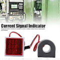 Miniatyrbild 2 av 4: Strömsignalindikator Universell 3-Display Fyrkantig Lamplampa 60~500V AC AD1622VAH Röd