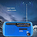 Pikkukuva 4 / 5: Aurinkokenno-käsikampi Radio Am/fm/sw Radio Usb Kannettava Radio Led-salamavalolla Ulkotyökalu