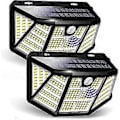Pikkukuva 1 / 5: Ulkokäyttöön tarkoitettu aurinkolamppu Led-projektori Liiketunnistin [310 Led / 3 tilaa] Ip65 Vedenpitävä Led-kohdevalo Laajakulma 300 Valo Ulkokäyttöön tarkoitettu aurinkovalaistus F