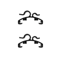 Miniatyrbilde 1 av 5: Øremontering Kabel Klesklype for Oculus Quest 1/2 Link VR Headset
