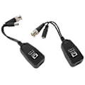 Pikkukuva 5 / 5: Hd-cvi/tvi/ahd Passiivinen videobaluni virtaliittimellä ja Rj45 Cat5 datalähettimellä, 5 paria