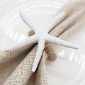 Miniatyrbilde 2 av 5: Serviettringer Sett med 8, Faux Sea Serviettring H For Bryllup,
