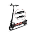 Miniatyrbillede 2 af 5: 1 Par 10 Tommer Scooter Baghjulsophæng Til Elektrisk Scooter Fjeder Rekyl Dæmpningsdele Sort