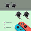 Miniatyrbilde 2 av 5: 2-pakning Joycon Joystick 3d Tommelspak Erstatningssett Inkluderer Skrutrekkere Tommelspak C