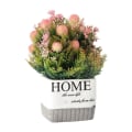 Miniatyrbilde 1 av 5: Ferske simulerte planter potteplanter møbler sementpotter falsk blomsterdekorasjon, C
