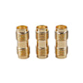 Miniatyrbillede 1 af 4: 3x RF-konnektor SMA Hun Til SMA Hun Til Tovejsradio SMA-f Til SMA-f Antenneadapter
