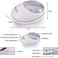 Miniatyrbilde 5 av 5: LED-projeksjonslampe, Nattlys Nattlys Atmosfære 8 Farger Justerbare Havbølger