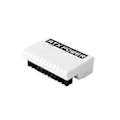 Pikkukuva 3 / 5: ATX 24 Pin - 90 asteen virtapistokesovitin RGB-emolevyn virtalähdekaapeli modulaarinen DIY-asennustarvike valkoinen
