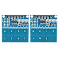 Miniatyrbild 1 av 4: 2 st Touch Sensor Modul Digital TTP226 Kapacitiv 8-kanals Elektrisk Utrustning