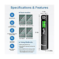 Miniatyrbillede 5 af 5: 4-i-1 Måler, til Hydroponics, 0-9999ppm, LCD-baggrundsdisplay, egnet til