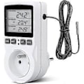 Miniatyrbilde 1 av 5: Starlight-digital Temperaturkontroller, Varme Kjøle Termostat Socket LCD Temperaturkontroll