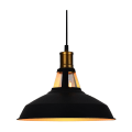 Miniatyrbild 1 av 4: Vintage industriell taklampa justerbar hängande lampa kreativ metallkrona svart