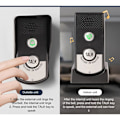 Miniatyrbillede 4 af 5: Trådløs dørklokke med lang rækkevidde Intercom Voice dørklokke til hjem, hotel og kontor