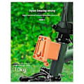 Miniatyrbillede 2 af 5: Foldbar Cykel Tilbehør Front Bagagebærer Base Grise Næse Hane Konverteringssæde Styrforhøjer Sort