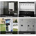Miniatyrbilde 2 av 5: -B6 DN20 G3/4 Tommers Vannstrømningssensor Bryter DC5-18V 1-30L/Min Strømningsmåler for Industriell Kontroll Væskesirkulering