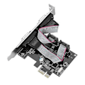 Miniatyrbillede 3 af 5: PCI-E til RS232 2 port seriel port konverter PCI Express controller adapter udvidelseskort