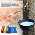 Miniatyrbild 3 av 5: Motståndsband (3 stycken), 2m Fitness Motståndsband med 3 Motståndsnivåer, Idealisk Elastiskt Band för Yoga, Pilates Pxcl