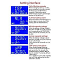 Miniatyrbild 4 av 5: 6-60V LCD Digital Voltmeter Mini Spänningsmätare Batteri Strömtestare Panel