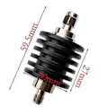Miniatyrbillede 2 af 5: 10W SMA-JK RF Dæmper, DC - 4GHz, 50Ohm SMA Dæmper SMA Han til Hun Koaksial Fast Dæmper, 40DB