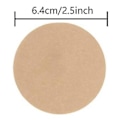 Miniatyrbilde 3 av 5: 400 stk. ubleket filter, rund erstatningsfilter (2,3 tommer i di