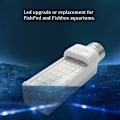 Miniatyrbillede 3 af 5: Akvarie Hvide Planter Fiske Dam 7W Gro Lys LED Pære Koraller Fiske Pære E27