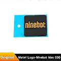 Pikkukuva 2 / 4: G30 Logo-osat Ninebot Max G30 G30d G30d Ii sähköpotkulaudalle, keltainen sininen logo metallitarrat tarvikkeet