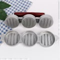 Miniatyrbild 5 av 5: Mini Hamburgerpressar Nonstick 3 Fack Liten Hamburgare Biffpress Trippel Biffburgare Form Maskin Kött Kök