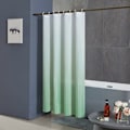 Miniatyrbillede 1 af 5: Bruseforhæng Vandtæt Polyester Tekstil Badeforhæng 150x180cm Mugbestandig Gradient Grøn