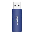Miniatyrbilde 1 av 5: Wifi Adapter 1300mbps 5g+2.4ghz Dobbel Tann 4.2 Usb Trådløs For Datamaskin Blu