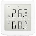 Miniatyrbillede 1 af 4: Temperatur Fugtighedsmåler Hjemmekontor LCD Temperatur- og Fugtighedsmålingsinstrument WiFi-forbindelse