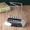 Miniatyrbillede 3 af 5: Balls Bring 5 Kugler, Z Form Vugge, Elektropletteret Metal Materiale Pendulkugler Med Base, fysik