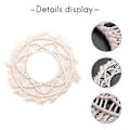Miniatyrbilde 5 av 5: Boho Veggspeilramme Tapestry Håndlaget Vevd Makrame Bakteppe Veggramme Tapestry for Romdekor