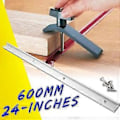 Pikkukuva 1 / 3: 600mm T-ura Jyrsinohjain T-urat Jig-kiinnike Jyrsinpöydälle Puuntyöstötyökalu