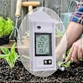 Miniatyrbild 3 av 3: Digital Max Min Växthustermometer - Övervaka Max- och Mintemperaturer i Växthuset, Trädgården eller Hemma för Inomhus- eller Utomhusbruk, Enkel Väggmontering