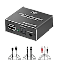 Miniatyrbilde 1 av 5: O Ctor Cec + Optisk Tos Spdif + 3.5mm O Konverter 4k X 3d O Spli