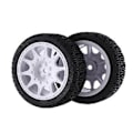 Pikkukuva 5 / 5: 68mm 1/10 Rc Auton Renkaat On Road Touring Auton Pyörät Tt01 Tt02 Tt02b Xv01 Ta06 Ptg-2, valkoinen